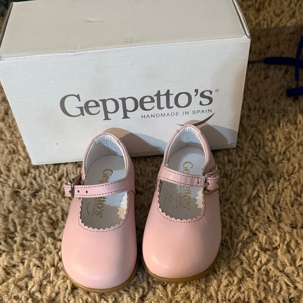 Pink Geppettos Mary Jane Kids Shoes